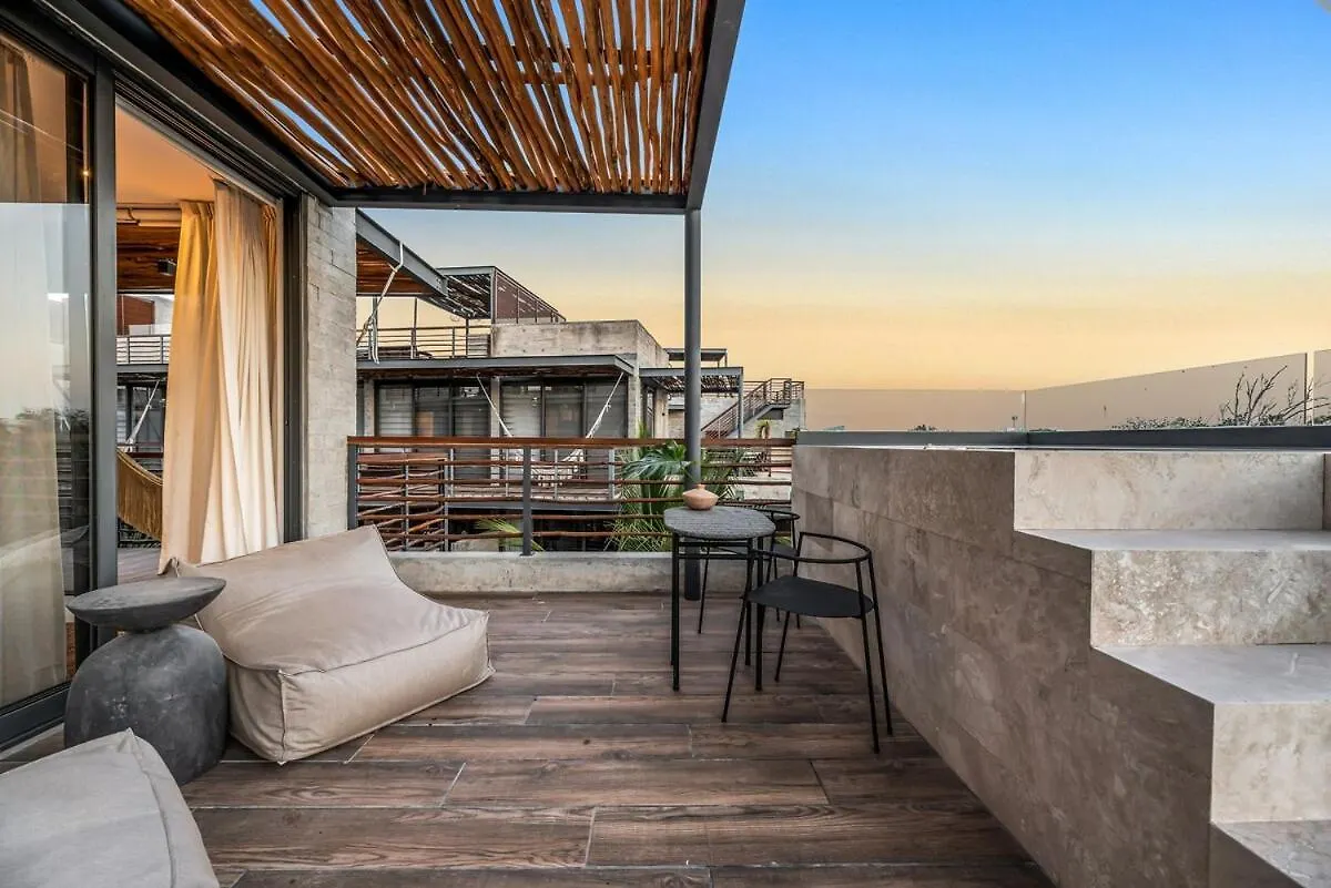 Gorgeous Luxury Penthouse At Xalet Tulum With Private Roof And Jacuzzi Appartement